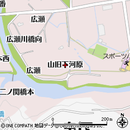 宮城県仙台市泉区実沢（山旧下河原）周辺の地図