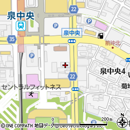 シーガル泉中央店周辺の地図