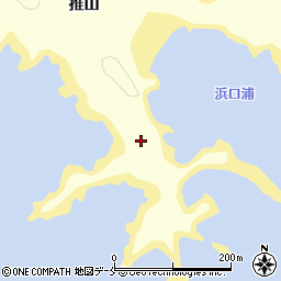 宮城県東松島市宮戸推山周辺の地図