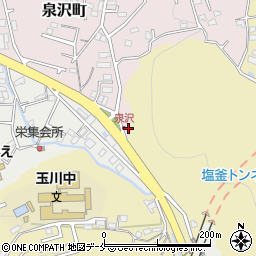 宮城県塩竈市泉沢町1-1周辺の地図