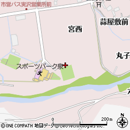 宮城県仙台市泉区実沢林泉寺前上周辺の地図