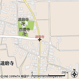 達麿寺周辺の地図