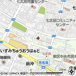 宮城県仙台市泉区市名坂町44-9周辺の地図