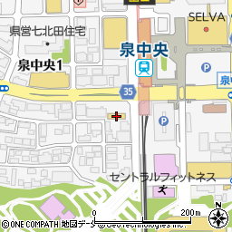 ソフトバンク仙台泉周辺の地図