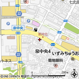株式会社エイブル泉中央店周辺の地図