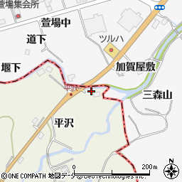 宮城県仙台市青葉区芋沢平沢14周辺の地図