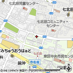 宮城県仙台市泉区市名坂町46周辺の地図