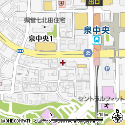ドコモショップ泉中央店周辺の地図