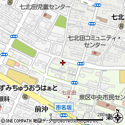 宮城県仙台市泉区市名坂町46-9周辺の地図