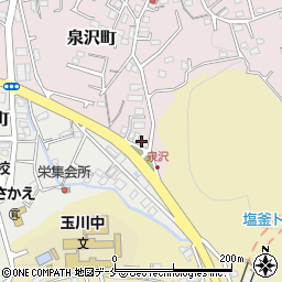 宮城県塩竈市泉沢町14-2周辺の地図