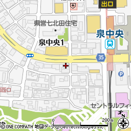 武田塾　泉中央校周辺の地図