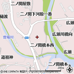 宮城県仙台市泉区実沢（二ノ関穴田）周辺の地図