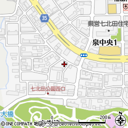 仙北ＢＬＤ１周辺の地図