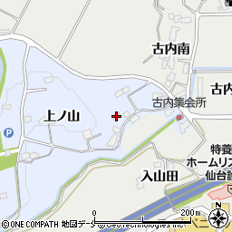 宮城県仙台市泉区上谷刈関ノ上8周辺の地図