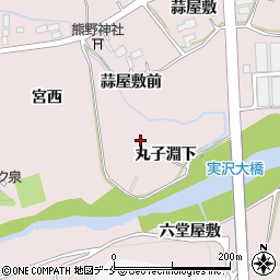 宮城県仙台市泉区実沢宮下前周辺の地図