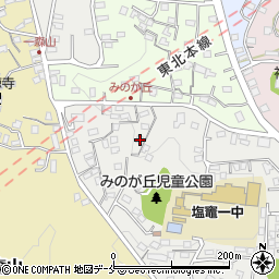 宮城県塩竈市みのが丘7-35周辺の地図
