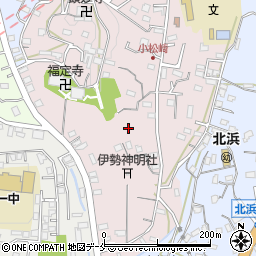 宮城県塩竈市小松崎17周辺の地図