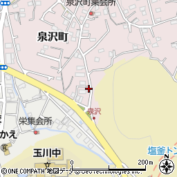 宮城県塩竈市泉沢町14-41周辺の地図