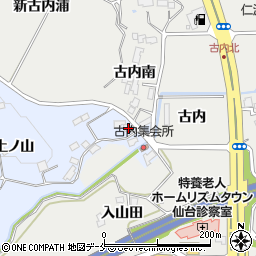 宮城県仙台市泉区上谷刈関ノ上11-1周辺の地図