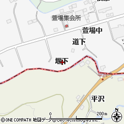 宮城県仙台市泉区西田中堰下周辺の地図