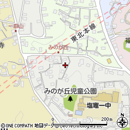宮城県塩竈市みのが丘7-33周辺の地図