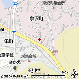 宮城県塩竈市泉沢町16-5周辺の地図