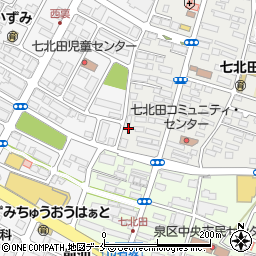 宮城県仙台市泉区七北田町5周辺の地図