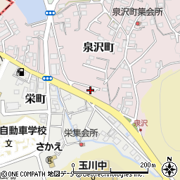 宮城県塩竈市泉沢町16-25周辺の地図