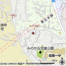 宮城県塩竈市みのが丘7-25周辺の地図