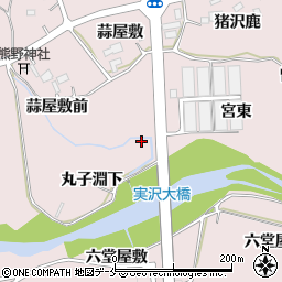 宮城県仙台市泉区実沢（山旧淵下）周辺の地図