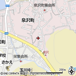 宮城県塩竈市泉沢町14周辺の地図