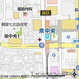 東京計装株式会社　仙台営業所周辺の地図