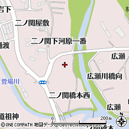 宮城県仙台市泉区実沢二ノ関下河原二番周辺の地図