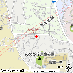 宮城県塩竈市みのが丘7-28周辺の地図