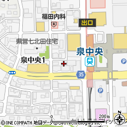 株式会社日立ビルシステム　仙台北営業所周辺の地図