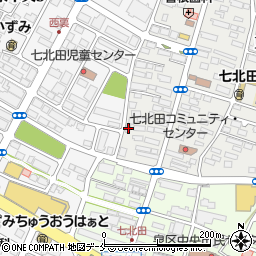 宮城県仙台市泉区七北田町12周辺の地図
