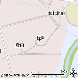 宮城県仙台市泉区野村（石保）周辺の地図