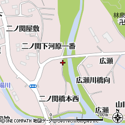 宮城県仙台市泉区実沢二ノ関下四番周辺の地図