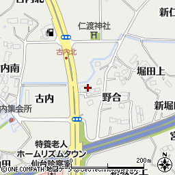 宮城県仙台市泉区古内野合16周辺の地図