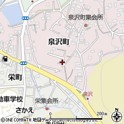 宮城県塩竈市泉沢町15-7周辺の地図