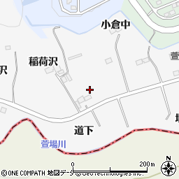 宮城県仙台市泉区西田中（稲荷沢）周辺の地図