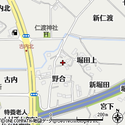 宮城県仙台市泉区古内野合21周辺の地図