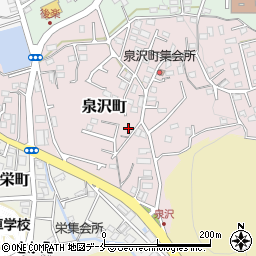 宮城県塩竈市泉沢町13-35周辺の地図
