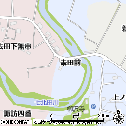 宮城県仙台市泉区上谷刈去田前周辺の地図