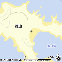 宮城県東松島市宮戸浜口周辺の地図