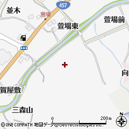 宮城県仙台市泉区西田中萱場向周辺の地図
