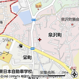 宮城県塩竈市泉沢町17-8周辺の地図