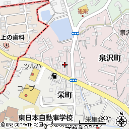 宮城県塩竈市泉沢町22-16周辺の地図