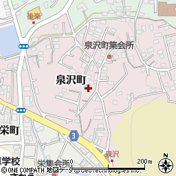 宮城県塩竈市泉沢町13-16周辺の地図