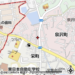 宮城県塩竈市泉沢町22-7周辺の地図